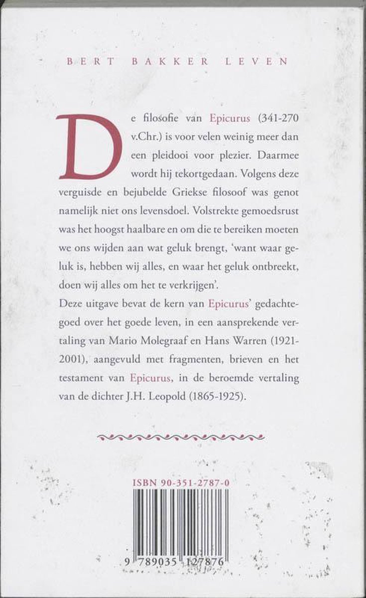 Achterzijde van een boek met tekst en ISBN-barcode.