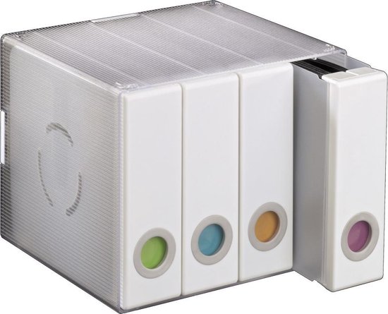 Hama Album Box Cd/Dvd 96 Transparant Wit | bol