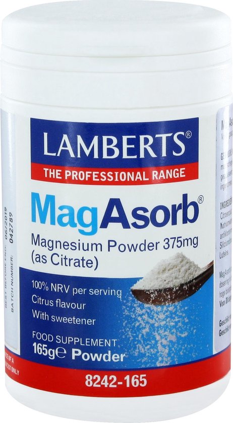 Foto: Lamberts magasorb poeder 165 gram voedingssupplement