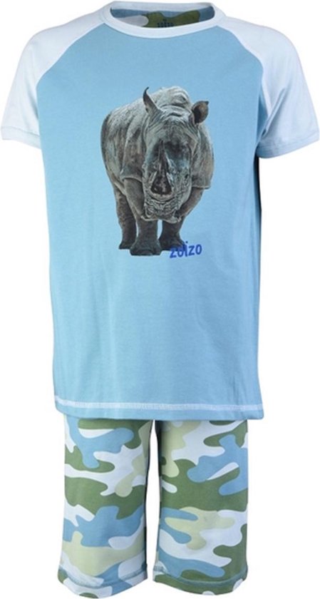 Zoïzo pyjama jongens - blauw - Rino - maat 104