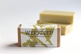 Werfzeep Olijfzeep – Natuurlijke zeep - Handgemaakt - Biologische en Vegan zeep - voor Gevoelige Huid - 100 gram
