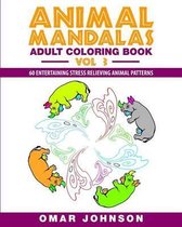 Animal Mandalas Adult Coloring Book, Volume 3