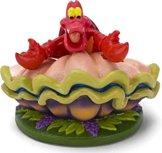 Ornament Kleine Zeemeermin Sebastian Met Schelpdrum Medium 9 x 7.