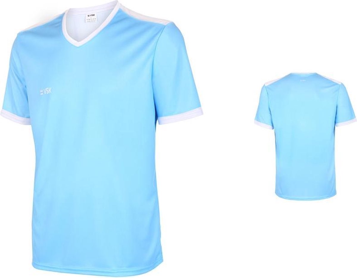 VSK Fly Voetbalshirt - Lichtblauw-Wit-XL