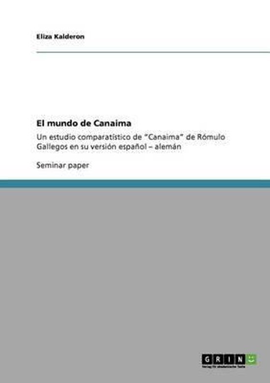 El mundo de Canaima - cover