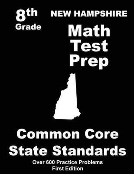 New Hampshire 8th Grade Math Test Prep - cover