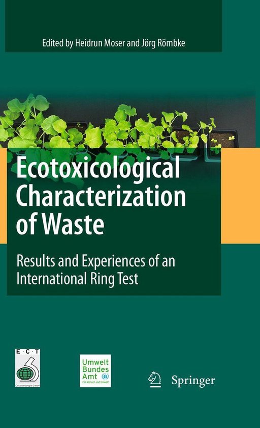 Earth and Environmental Science (R0) - Ecotoxicological Char ... - cover