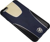 Yesido Back Cover voor Apple iPhone 6 Plus/6S Plus - Donker Blauw/Goud