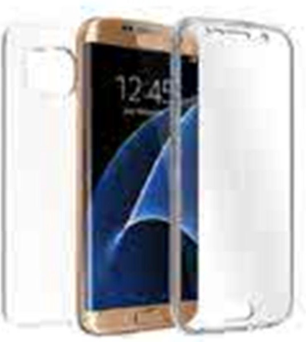 Mobtsupply Samsung Galaxy A500F Hoesje, Case, Bumper, TPU, Silicoon, Transparant, full body, Verkleurd Niet, Afwasbaar, Scratch Free, Vangt Schokken op en beschermd uw Smartphone. mobtsupply