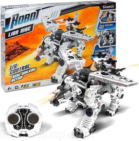Silverlit Wireless Remote Control Lion Mac Set rc robot Bouw je eigen