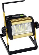 QY 50W LED Bouwlamp Floodlight Outdoor - 1200 Lumen Daglicht – oplaadbaar – met gevarenlamp functie