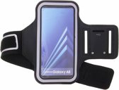 Zwarte sportarmband voor de Samsung Galaxy A8 (2018)