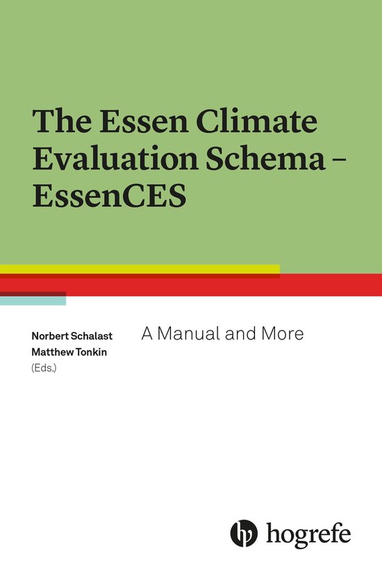 The Essen Climate Evaluation Schema – EssenCES - cover