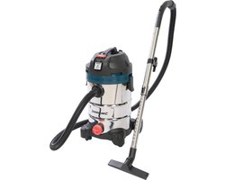 Silverline 1250 W Silverstorm nat en droog stofzuiger, 30 liter