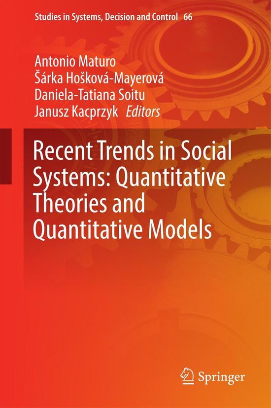 Engineering (R0) - Recent Trends in Social Systems: Quantita ... - cover