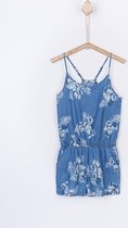 Tiffosi-meisjes-jumpsuit-Earth-kleur: blauw, wit-maat 116