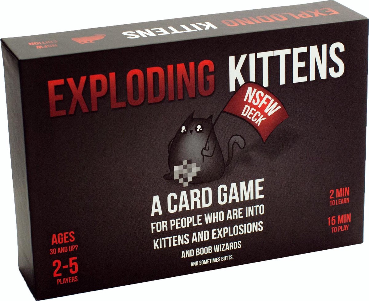 Exploding Kittens NSFW Edition - Engelstalig Kaartspel — afbeelding 4