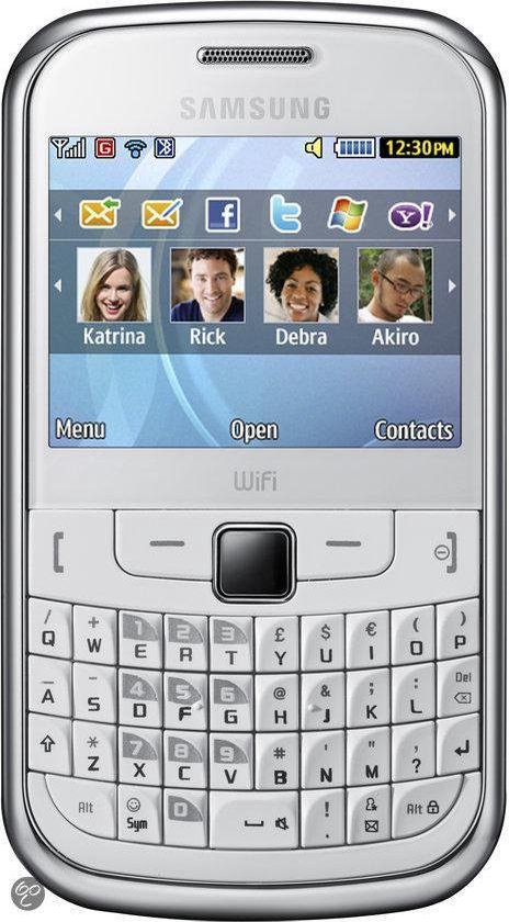 Magazijn anker Dader Samsung Chat 335 (S3350) - Wit - KPN prepaid telefoon | bol.com