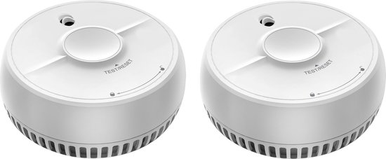 Angeleye Rookmelder optisch 10 jaar 9V - 2 stuks