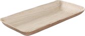 tapaschaaltje van palmblad 16 x 8 x 2 cm (25 stuks)