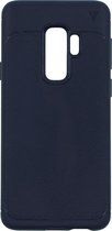 Shop4 - Samsung Galaxy S9 Plus Hoesje - Zachte Back Case Lychee Blauw