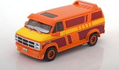 GMC Vandura Custom 1983 orange / yellow / red 1:43 Greenlight Collectibles