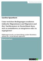 Unter welchen Bedingungen tendieren türkische Migrantinnen und Migranten und ihre Nachkommen in Deutschland dazu, sich zu assimilieren, zu integrieren oder zu segregieren?