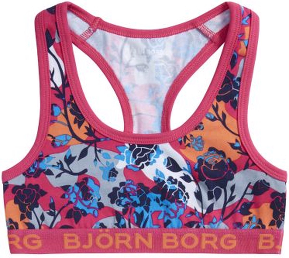 Bjorn Borg 1P Soft Top BB Flowers And Blocks - Top - Meisjes - Multi - Maat 158 - 164