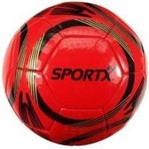 SportX voetbal rood. 21cm / 330 - 350 gram