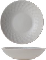 Cosy&Trendy Prisma Taupe Diep Bord - Ø 20.5 x 5 cm - Set-6