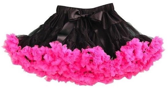 pindas markering taal Petticoat tule rok zwart met roze maat 86/92/98 | bol.com