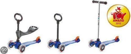 Mini Micro Blauw + zitje | bol.com