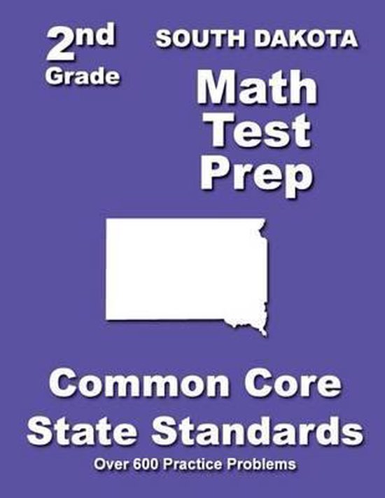 South Dakota 2nd Grade Math Test Prep - cover