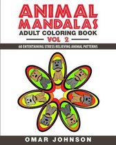 Animal Mandalas Adult Coloring Book Vol 2