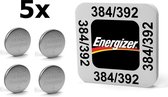 5 Stuks - Energizer 384/392 1.55V knoopcel batterij
