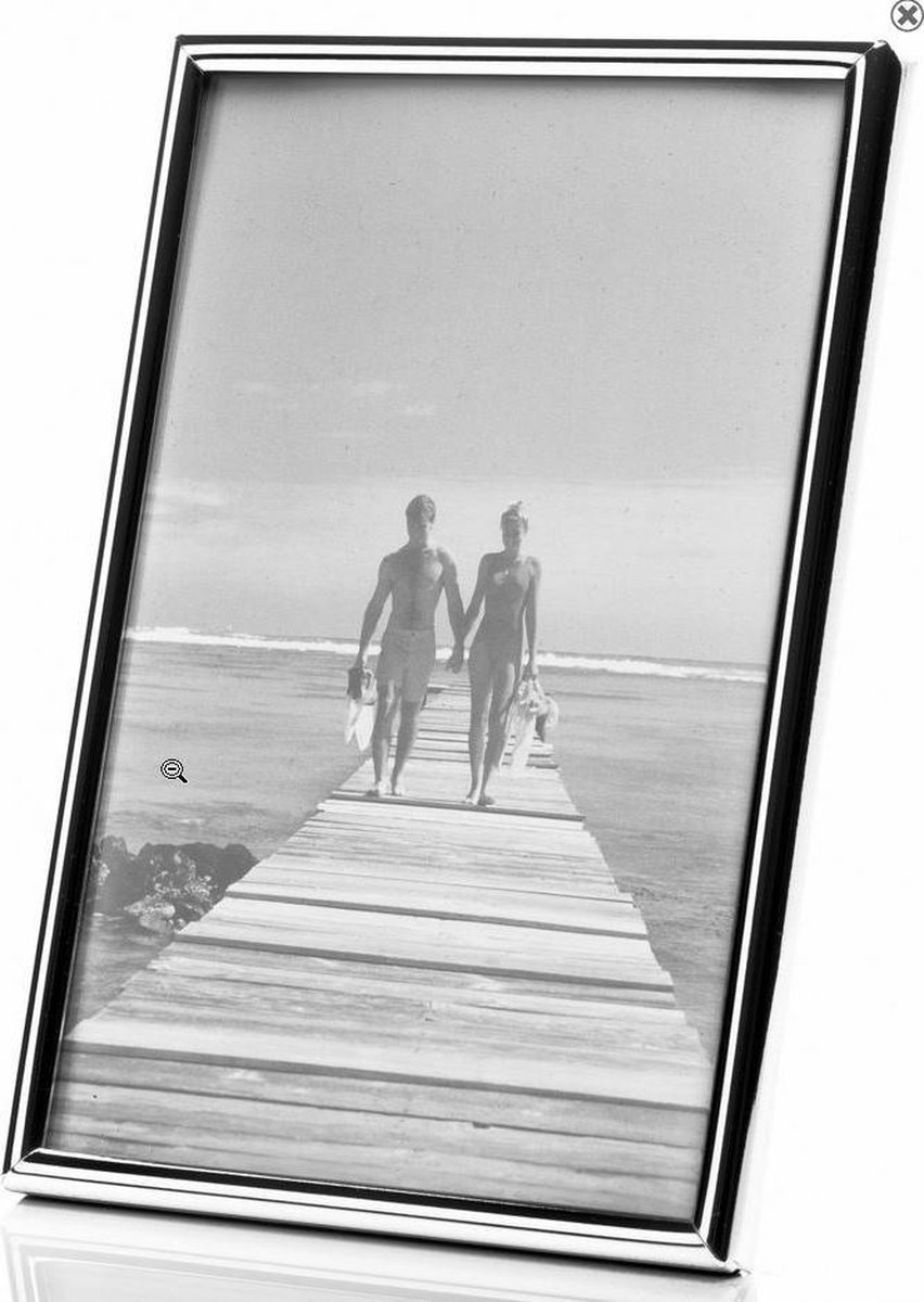 Defotolijstenspecialist Silver Plated fotolijst 10x15 zilver