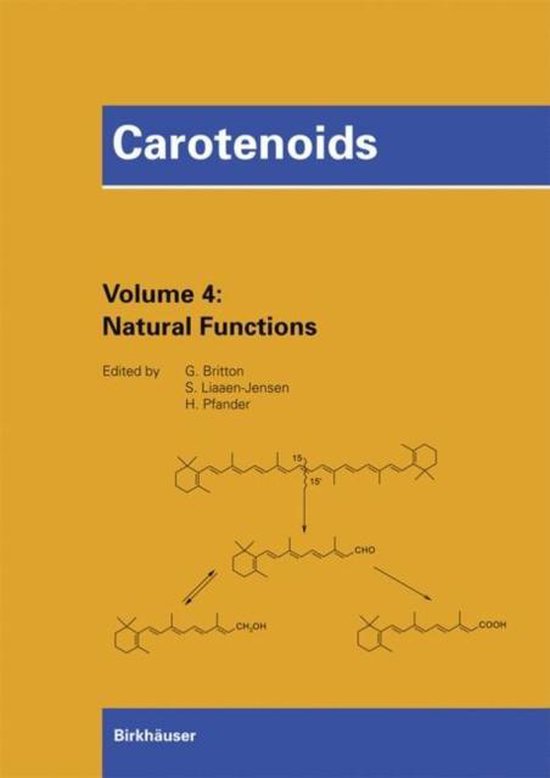 Carotenoids Vol 4 Natural Functions - cover