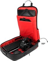 Anti-diefstal Rugtas met USB, Tablet en Laptop Compartiment Mars Gaming MB2 17" Zwart/Rood