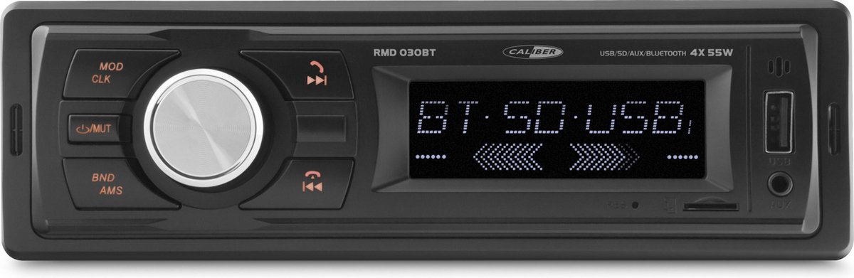 Caliber RMD030BT - Autoradio - FM radio met bluetooth - Zwart
