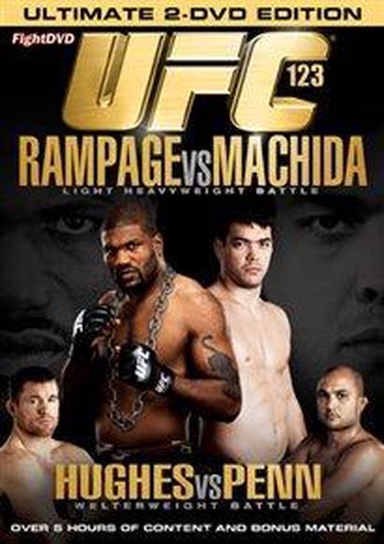 Cover van de film 'UFC 123 - Rampage vs. Machida'