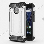 Armor Hybrid Case Motorola Moto G5S - Zilver