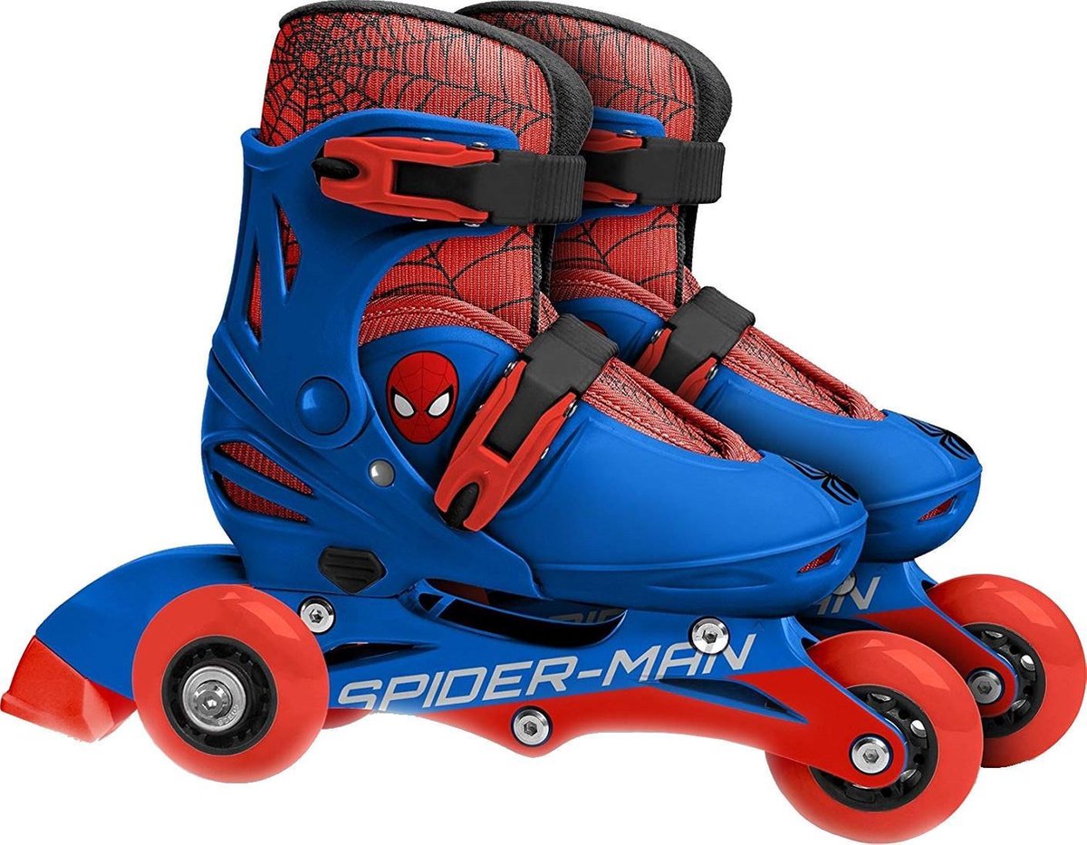 Marvel Spider-man Inline Skates Hardboot Rood/blauw Maat 27-30 - Marvel
