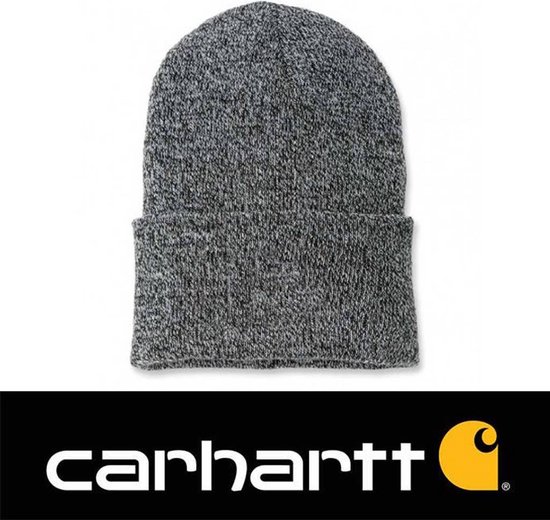 Muts - Carhartt Muts - Unisex Muts – Heren Muts - Carhartt A18 Watch Hat - Warme Beanie Carhartt – Black White - - Carhartt
