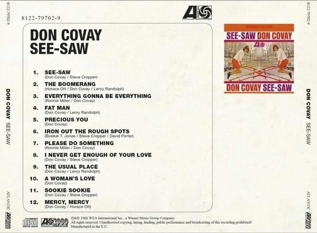Seesaw, Don Covay Muziek