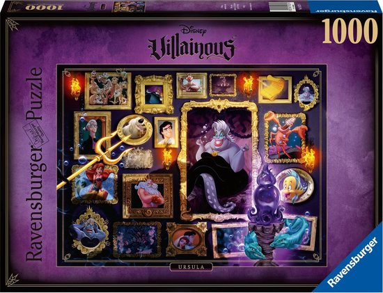 Ravensburger puzzel Disney Villainous: Ursula - Legpuzzel - 1000 stukjes |  bol.com