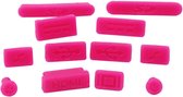 Xssive Anti-dust plugs voor MacBook Pro 13.3/MacBook Pro 15.4 - Magenta