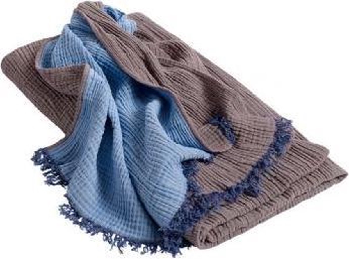 Hay - Crinkle - Plaid - Deken - Peach - Oranje | bol