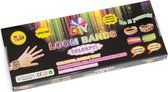 Loom Band Kit Set met 600 Elastiekjes, Haaknaald en een Loom Bord