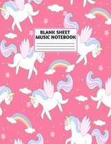 Blank Sheet Music Notebook