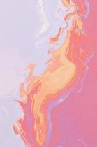 Abstract Pink Gold Notebook